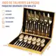 Jogo Talheres 24 Peças Faqueiro Inox Premium Luxo Com Maleta em oferta