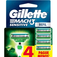 Imagem da oferta Carga Aparelho de Barbear Gillette Mach3  4 Unidades