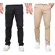 KIT 2 Calça de Sarja Masculina Slim Fit com Lycra Elastano em oferta