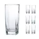Copo Vidro 320ml (Suco, água) BALI jogo c/ 6 Transparente - PRATICASA em oferta