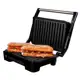 Grill Elétrico Mallory Asteria Compact Inox Preto- 127V em oferta