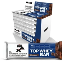 Imagem da promoção Max Titanium Top Whey Bar - 12 Unidades De 41G Brigadeiro -