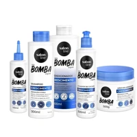 Imagem da promoção Kit Crescimento SOS Bomba Original Ativador de Cachos e Tônico Salon Line