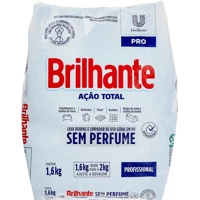 Imagem da promoção Brilhante Lava-Roupas E Limpador De Uso Geral Em Pó Profissional Sem Perfume Ação Total Pro Pacote 1