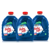 Imagem da promoção Kit 3 Lava Roupas Liquido Baby Soft Max Performance - Azul 3L