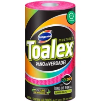 Imagem da promoção Limppano Toalex Roll Colors Rosa - 44 Panos