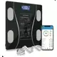 Balança de Banheiro Inteligente Bioimpedância Digital 180kgs - Wellmix em oferta