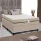 Cama Box Casal Colchão Molas Flora Bege 138x188x60cm em oferta