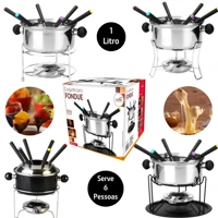 Imagem da promoção Kit Conjunto para Fondue em Aço inox 10 e 11 Peças