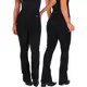 Calça Legging Flare Feminina Peluciada Suplex Inverno em oferta