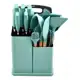Kit Conjunto Utensílios Silicone Facas Tabua De Cortar 19pç em oferta