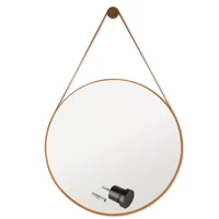 Imagem da promoção Espelho Redondo Decorativo Adnet Escandinavo 60cm + Suporte