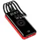 Carregador Portátil Por Indução Sem Fio 20000mAh Com Cabos Embutidos (Preto) em oferta