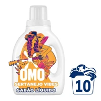 Imagem da promoção Lava Roupa Líquido Explosão De Perfume Sertanejo Vibes Lavanderia Sensorial OMO 1L