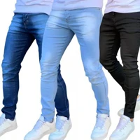 Imagem da promoção Kit 3 Calça Jeans Skinny Masculina Com Lycra Estica Muito Nf