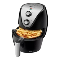 Imagem da promoção Fritadeira Elétrica AF-30-I Air Fryer Sem Óleo 3,5L Cor Preto e Inox Mondial 127V