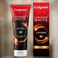 Imagem da promoção Colgate Creme Dental Clareador Luminous White Lovers Manchas De Café 70G