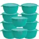 Kit 10 Potes Bowl 1 Litro Aptos Para Freezer, Micro-ondas e Lava-louças - Fina Sintonia em oferta