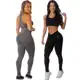 Kit 2 Conjuntos Feminino Academia Top e Legging Levanta Bumbum em oferta