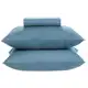 Jogo de Cama Casal 100% Algodão Karsten 150 Fios Matiz Jeans 3 Peças em oferta