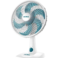 Imagem da promoção Ventilador de mesa 30cm, Ultra, Branco/Azul - V-30-6P