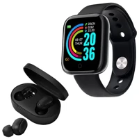 Imagem da promoção Relógio Smart Watch Digital D20 Masculino / Feminino + Fone Bluetooth Sem Fio - 01Smart