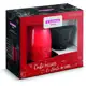 Conjunto de Bule Térmico Vermelho e Preto 700ml + Suporte para Filtro 102 - Sanremo em oferta