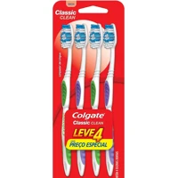 Imagem da promoção Colgate Escova De Dente Classic Clean Macia 4 Unidades | Cores Sortidas