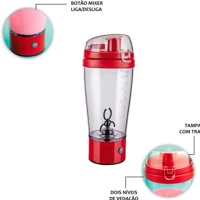 Imagem da promoção Euro Home MIX6552-VM - Mixer Shake à Pilha com Copo, Vermelho