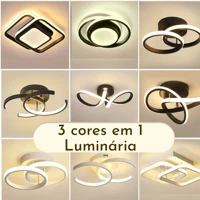 Imagem da promoção Luminária De Teto Plafon Led Moderna Lustre para Corredor Sala Quarto Cozinha