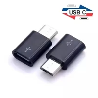 Imagem da promoção Adaptador Plug USB tipo C femea para Micro USB V8 macho OTG Android Carrega Dados Fone Microfone - C