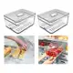 2 Organizador De Geladeira 2,2 Litros Com bandeija Clear Fresh - OU em oferta