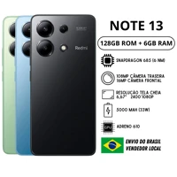 Imagem da promoção Xiaomi Redmi Note 13 128GB ROM / 6GB RAM Versão Global | Smartphone 4G , ROM Global , Câmera 48MP ,