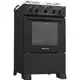 Fogão Atlas 4 bocas preto com forno limpa fácil Coliseum Plus - Forno 50L - Atlas Eletrodomésticos em oferta