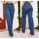 Calça Jeans Wide Leg Pantalona Feminina Cintura Alta - tomada de fábrica em oferta