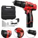 Furadeira Parafusadeira de impacto 3/8" a bateria 12V com maleta e acessórios - PI-10MA - Mondial em oferta