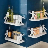 Imagem da promoção Suporte Organizador Cozinha Banheiro Adesivo Plástico PREMIUM BONECO
