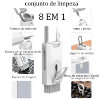 Imagem da promoção 8 EM 1 Kit de limpeza para teclado, tela de celular e fones de ouvido(Modelo atualizado)