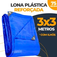 Imagem da promoção Lona Impermeavel Reforçada Piscina Construção Com Ilhós 2x2 3x2 3x3 4x3 4x4 5x3 5x4 5x5 6x3 6x4