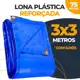 Lona Impermeavel Reforçada Piscina Construção Com Ilhós 2x2 3x2 3x3 4x3 4x4 5x3 5x4 5x5 6x3 6x4 em oferta