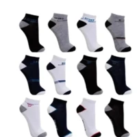 Imagem da promoção Kit 12 PAR de Meias cano medio soquetes Masculino Cores Variadas