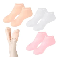 Imagem da promoção 2 Pcs Meias De Silicone Para O Cuidado Dos Pés Gel Hidratante Anti-Rachaduras Removedor De Pele Mort