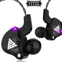 Imagem da promoção Vitog QKZ AK6 Fones de Ouvido Com Fio 3,5mm Microfone Super Cancelamento de Ruído para Esportes e Co