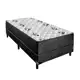 Cama Box Solteiro Conjugada Unyco D28 Ortopédico Floral e Preta em oferta