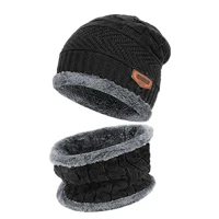 Imagem da promoção Gorro Touca + Cachecol Forrado Lã Pelinho Quente Inverno Frio