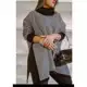 Poncho De Tricot Vestido feminino Estilosa quadriculado em oferta