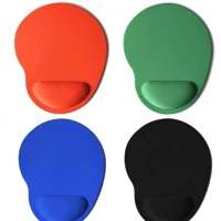 Imagem da promoção Pulseira Mouse Pad Ergonômico Confortável Tapete De Cor Sólida Para Notebook Jogos Pc Portátil-Preto