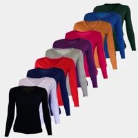 Imagem da promoção Kit 10 Blusa Feminina Manga Longa Segunda Pele Lote Envio Rapido