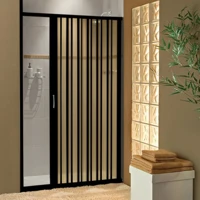 Imagem da promoção Box Para Banheiro de PVC 185x130cm Sanfonado Frontal BCF Preto