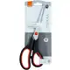Tesoura Ergonomica Cabo Preto 21Cm-Blister em oferta